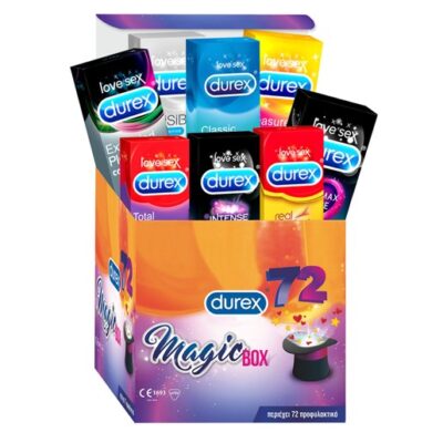 Durex Magic Box Συλλογή Προφυλακτικών 72 Τεμάχια