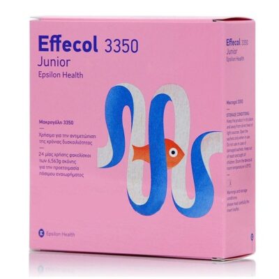 Effecol Junior 3350 Παιδικό Ιατροτεχνολογικό Βοήθημα για την Αντιμετώπιση της Χρόνιας Δυσκοιλιότητας 24 Sachets