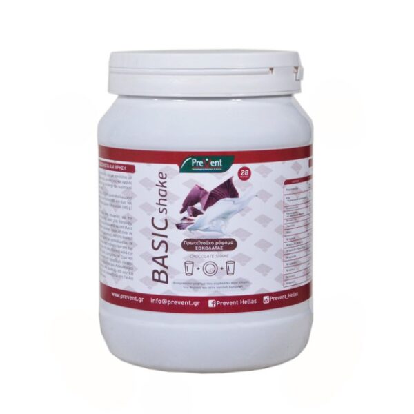 Prevent Basic Shake Chocolate Βιταμινούχο Ρόφημα που Συμβάλλει στον Έλεγχο του Βάρους με Γεύση Σοκολάτα 430gr