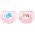 Avent Πιπίλες Σιλικόνης Classic 6-18m Sea World για Κορίτσι 2τμχ SCF169/38