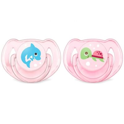 Avent Πιπίλες Σιλικόνης Classic 6-18m Sea World για Κορίτσι 2τμχ SCF169/38