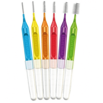 ELGYDIUM Clinic Mono Compact Μεσοδόντια βουρτσάκια 4 τμχ