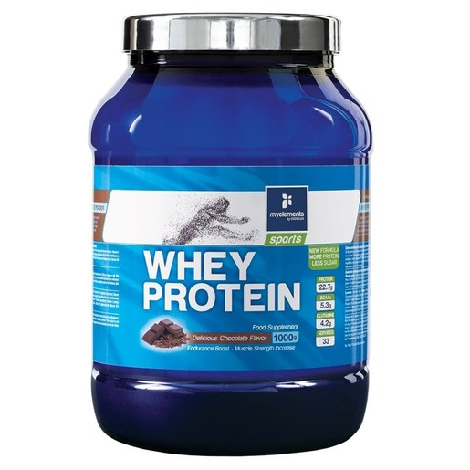 MyElements Sports Whey Protein Powder Φόρμουλα με Υψηλής Ισχύος Πρωτεϊνη 1000gr