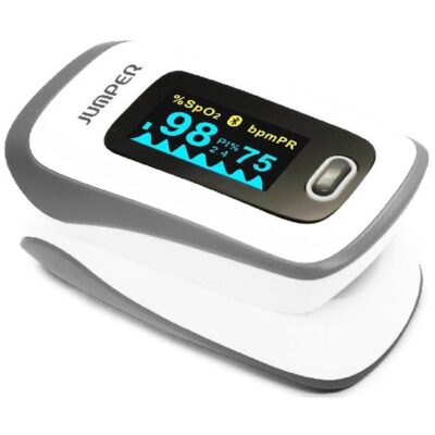 Jumper Pulse Oximeter JPD-500F το Οξύμετρο Χαρακτηρίζεται Από Αξιοπιστία Αντοχή και Ακρίβεια στις Μετρήσεις 1 τεμάχιο