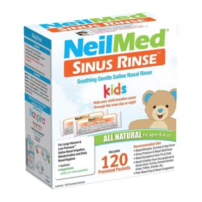 NeilMed Sinus Rinse Ανταλλακτικά για Παιδικό Σύστημα Ρινικών Πλύσεων για Παιδιά 4 Χρόνων & Πάνω 120 Φακελίσκοι