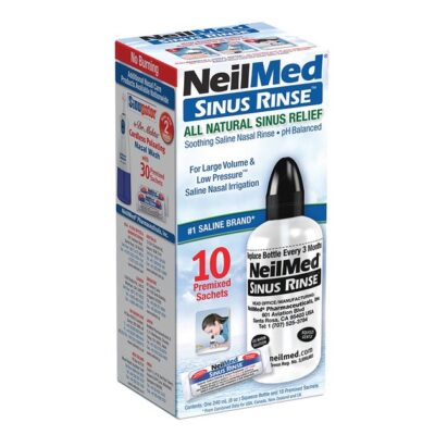 NeilMed Sinus Rinse Σύστημα Ρινικών Πλύσεων για Ενήλικες 10 Φακελίσκοι