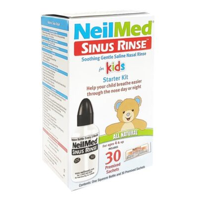 NeilMed Sinus Rinse Παιδιατρικό Σύστημα Ρινικών Πλύσεων για Παιδιά 4 Χρονών & Πάνω 30 Φακελίσκοι