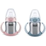 Nuk First Choice Ανοξείδωτο Μπιμπερό Εκπαίδευσης Μεγέθους 2 (6-18 Μηνών) 125ml