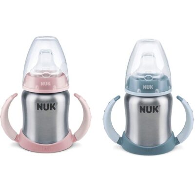 Nuk First Choice Ανοξείδωτο Μπιμπερό Εκπαίδευσης Μεγέθους 2 (6-18 Μηνών) 125ml