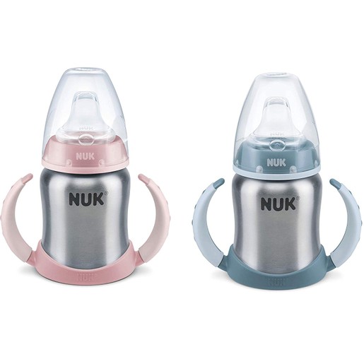 Nuk First Choice Ανοξείδωτο Μπιμπερό Εκπαίδευσης Μεγέθους 2 (6-18 Μηνών) 125ml