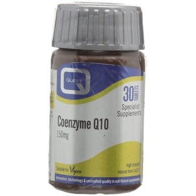 Quest Coenzyme Q10 150mg Συμπλήρωμα Διατροφής Συνενζύμου Q10 για την Μέγιστη Παραγωγή Ενέργειας 30tabs