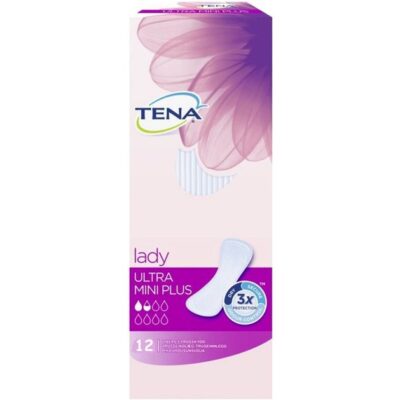 Tena Lady Ultra Mini Plus Σερβιέτες για Ελαφριάς Μορφής Ακράτεια 12 Τεμάχια