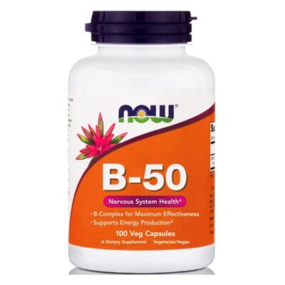 Now Foods B-50 Complex Προάγει την Υγεία του Νευρικού Συστήματος 100caps