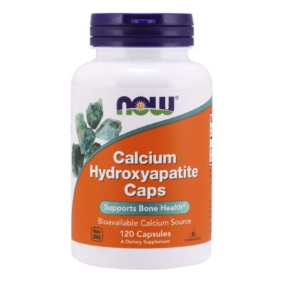 Now Foods Calcium Hydroxyapatite Caps 1000mg Συμπλήρωμα Διατροφής Ασβέστιο σε Μορφή MCH (Microcrystaline Collagen) 120 caps