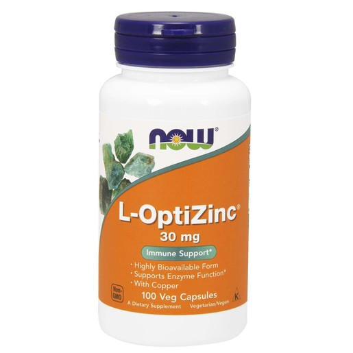 Now Foods L-Optizinc 30mg & Copper Συμπλήρωμα Διατροφής Ψευδαργύρου Μέγιστης Απορρόφησης 100 vegcaps Now Foods L-Optizinc 30mg & Copper Συμπλήρωμα Διατροφής Ψευδαργύρου Μέγιστης Απορρόφησης 100 vegcaps