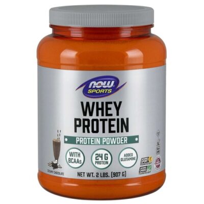 Now Foods Whey Protein Creamy Chocolate Powder Συμπλήρωμα Διατροφής Πρωτεΐνη Ορού Γάλακτος Υψηλής Διατροφικής Αξίας 907gr