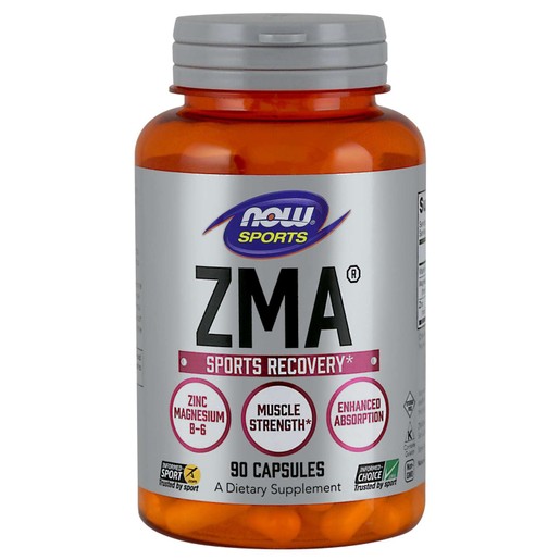 Now Foods ZMA® 800mg Συμπλήρωμα Διατροφής Ιδανική Φόρμουλα για την Αποκατάσταση & τη Ανάπλαση του Μυϊκού Ιστού 90 Caps