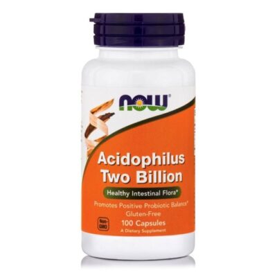Now Foods Acidophilus Two Billion για Διατήρηση της Υγιούς Εντερικής Χλωρίδας 100caps