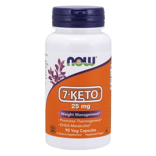 Now Foods 7-KETO® 25mg Συμπλήρωμα Διατροφής για Απώλεια Βάρους & Αύξηση Μεταβολισμού 90 VegCaps