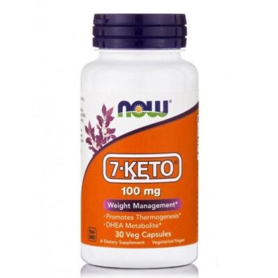 Now Foods 7-KETO® 100mg Συμπλήρωμα Διατροφής για Απώλεια Βάρους & Αύξηση Μεταβολισμού 30 VegCaps
