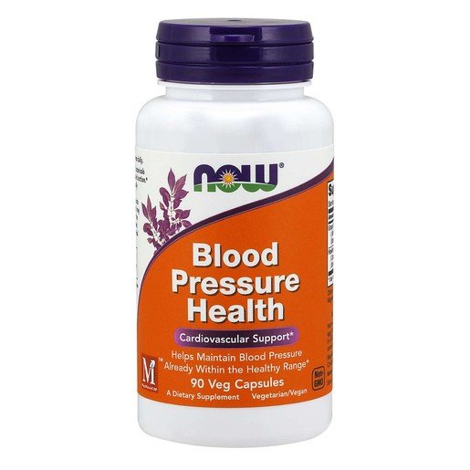 Now Foods Blood Pressure Health Συμπλήρωμα Διατροφής που Συμβάλλει στην Μείωση της Αρτηριακής Πίεσης 90 VegCaps