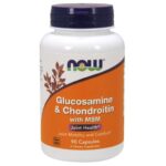Now Foods Glucosamine & Chondroitin With MSM Συμπλήρωμα Διατροφής που Συμβάλει στην Ενίσχυση της Δομής των Αρθρώσεων 90 Caps