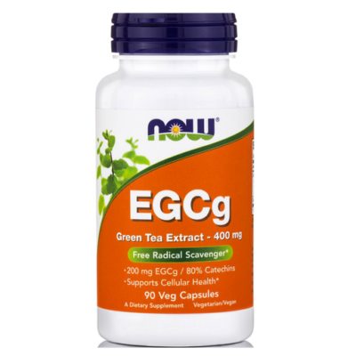Now Foods Egcg Green Tea Extract Ισχυρό Αντιοξειδωτικό με Υψηλές Συγκεντρώσεις Πολυφαινόλων 400mg 90caps