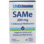 Life Extension SAMe 200mg (S-Adenosyl-Methionine) Συμπλήρωμα Διατροφής για Καταπολέμηση των Πόνων & Βελτίωση της Διάθεσης 30tabs