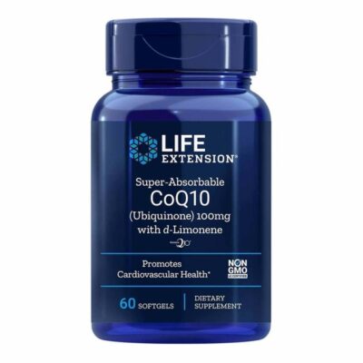 Life Extension Super-Absorbable CoQ1 With D-Limonene 100mg Συμπλήρωμα Αντιοξειδωτικής Δράσης για την Υγεία της Καρδιάς 60 S.gels