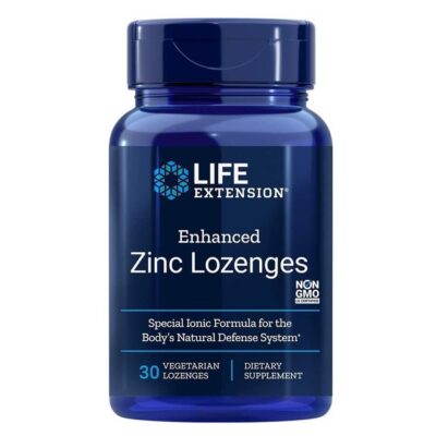 Life Extension Enhanced Zinc Lozenges (Peppermint) Συμπλήρωμα Διατροφής για τη Φυσιολογική Λειτουργία του Ανοσοποιητικού 30 Loz.