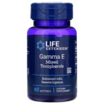 Life Extension Gamma Ε Mixed Tocopherol With Sesame Lignans Συμπλήρωμα Διατροφής Βιταμίνης Ε 60soft.gels
