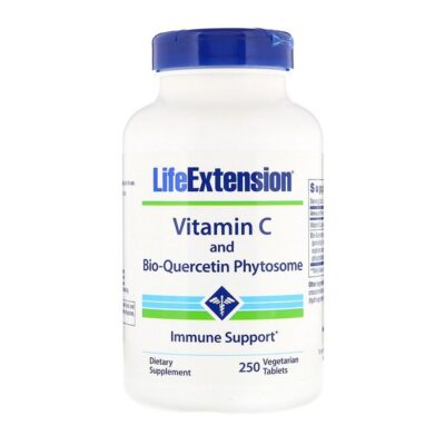 Life Extension Vitamin C And Bio-Quercetin Phytosome 1000mg Συμπλήρωμα Διατροφής Βιταμίνη C με Φυτοσωμιακή Βιο-Κερσετίνη 250caps