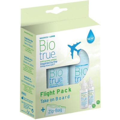 Bausch & Lomb Biotrue Take on Board Υγρό Φακών σε Πρακτική Συσκευασία Πτήσης 2x60ml