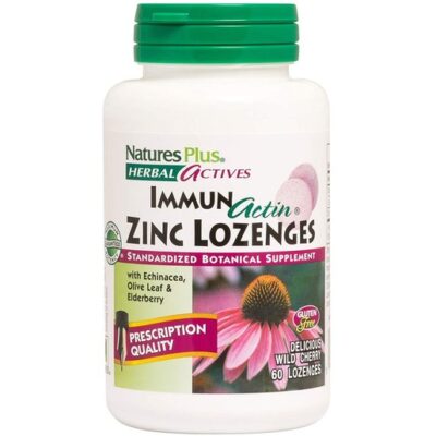 Nature's Plus Immun Actin Zinc 60 Lozenges