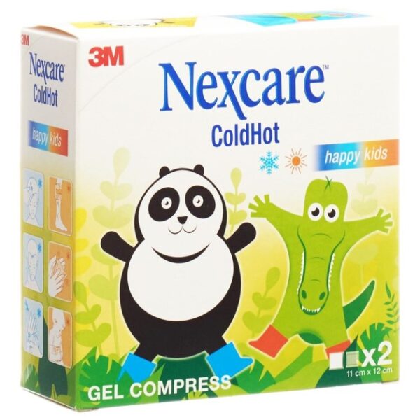 3M Nexcare Cold Hot Happy Kids Παγοκύστη / Θερμοφόρα 11 cm x 12 cm 2 τμχ