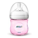 Avent Natural Μπιμπερό για Νεογέννητα Πλαστικό Ροζ 125ml SCF031/17