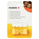 Medela Σετ Βαλβίδες 2 Τεμάχια & Μεμβράνες Θηλάστρων 6 Τεμάχια