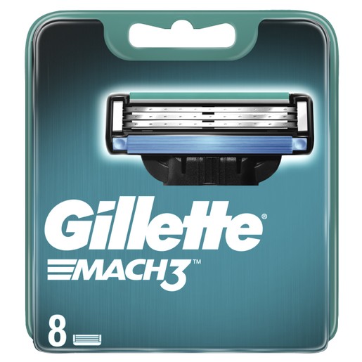 Gillette Mach3 Ανταλλακτικά 8τμχ