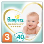 Pampers Premium Care Νο3 (6-10kg) 40 πάνες