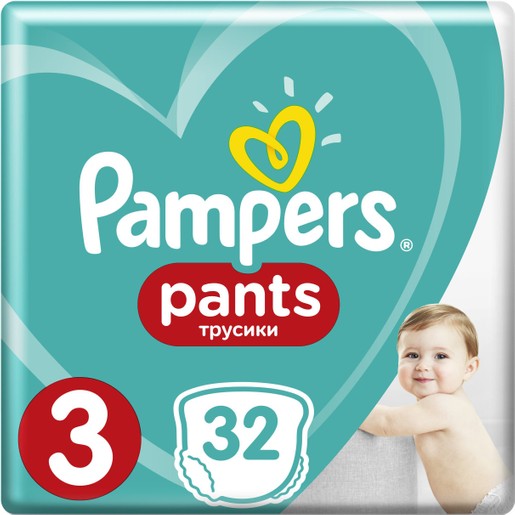 Pampers Pants No3 (6-11kg) 32 πάνες