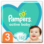 Pampers Active Baby Mega Pack Νο3 (6-10 kg) 152 πάνες