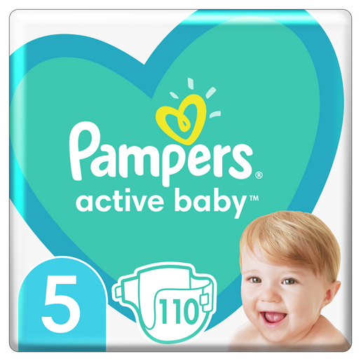 Pampers Active Baby Mega Pack Νο5 (11-16 kg) 110 πάνες