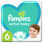 Pampers Active Baby Mega Pack Νο6 (13-18 kg) 96 πάνες