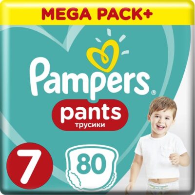 Pampers Pants Mega Pack No7 (17+kg) 80 πάνες