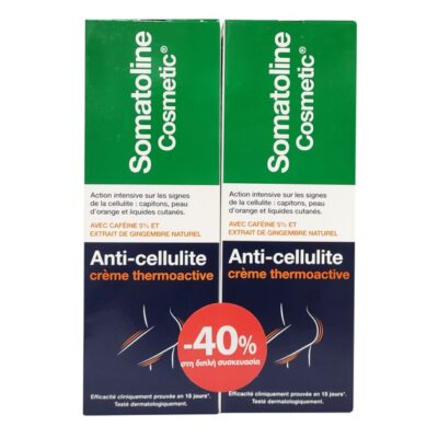 Somatoline Cosmetic Πακέτο Προσφοράς Anti-Cellulite Cream Thermoactive 2x250ml