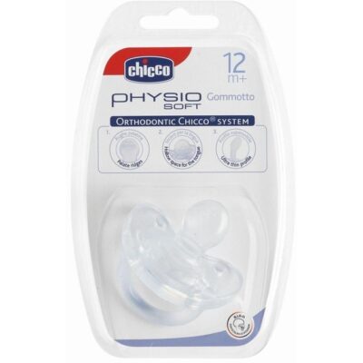 Chicco Physio Soft Πιπίλα Όλο Σιλικόνη 12m+ 1τμχ