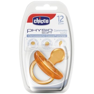 Chicco Physio Soft Πιπίλα Όλο Καουτσούκ 12m+ 1τμχ