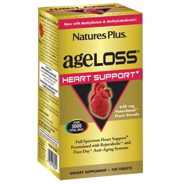 Nature's Plus AgeLoss Heart Support Συμπλήρωμα Διατροφής για την Διατήρηση της Καρδιακής Υγείας 120tabs