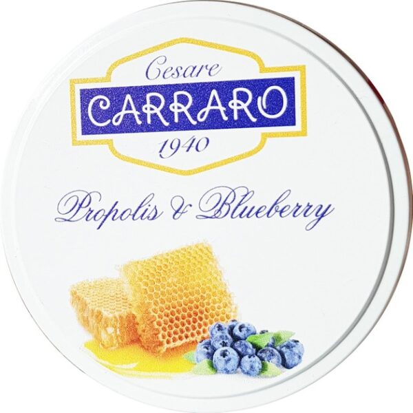 Carraro Propolis & Blueberry Καραμέλες για το Λαιμό με Πρόπολη & Blueberry 40gr