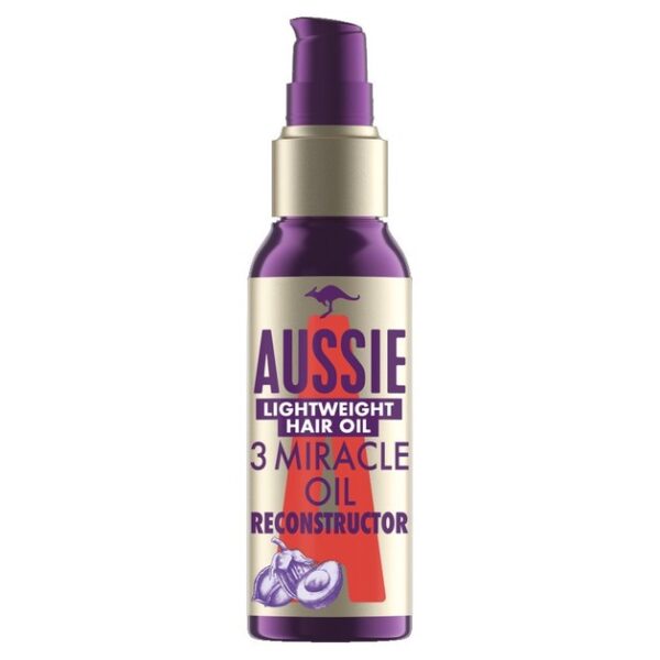 Aussie 3 Miracle Oili Reconstructor Lightweigtht Hair Oil Λάδι Αναδόμησης Μαλλιών 100ml